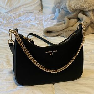 Michael Kors Jet Set Charm Small Convertible Pouchette Crossbody Handbag